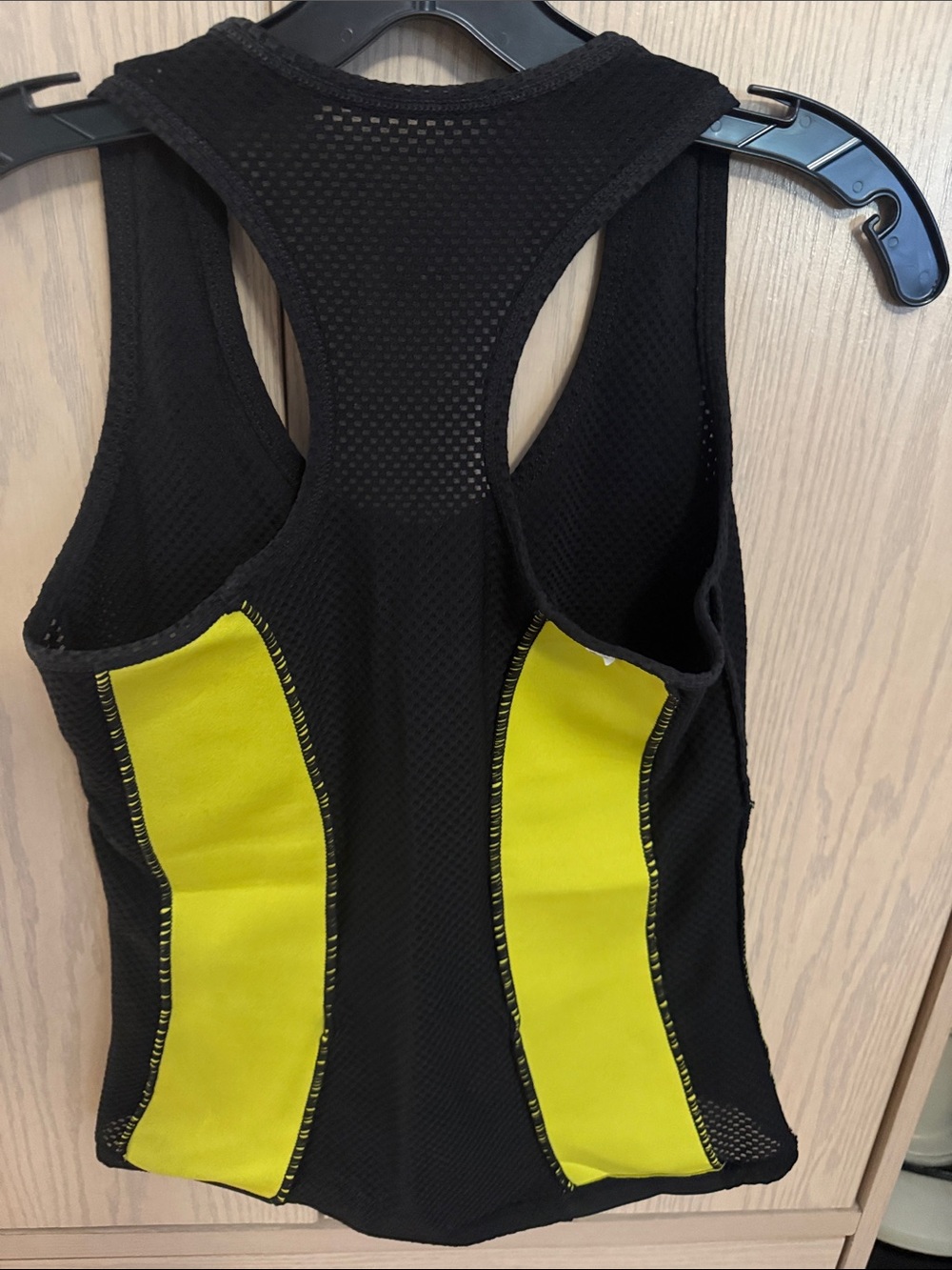 Hot Topic Black Racerback Mesh-Panel Tank Top - Picture 4 of 5